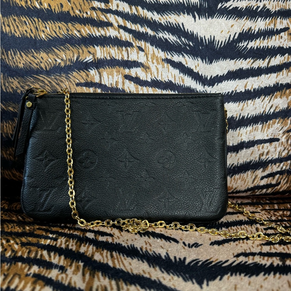 Louis Vuitton double zip handbag